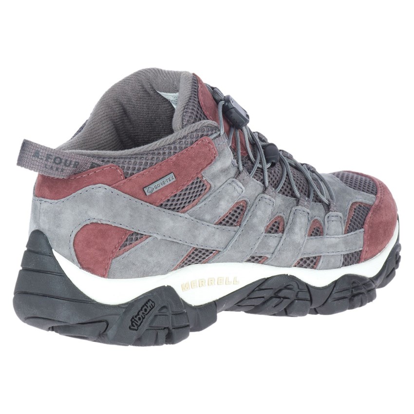 Chaussures Randonnée Merrell A.Four Moab GORE-TEX Grise/Corail Homme | Y.G.SAJQ